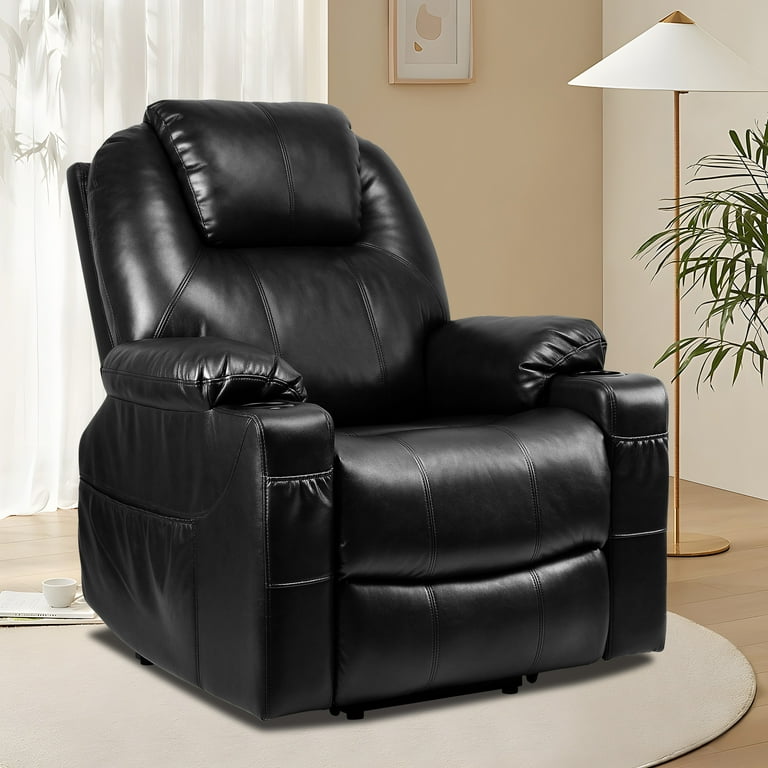 Black recliner cheap massage chair