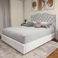 thumbnail image 1 of Dextrus Lift Up Metal Storage Platform Bed Frame, Queen, 1 of 5