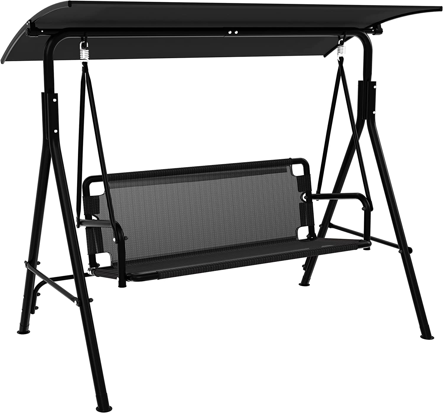 UBesGoo 550 LBS Outdoor Porch Swing with Stand & Ice Pack,2 Person