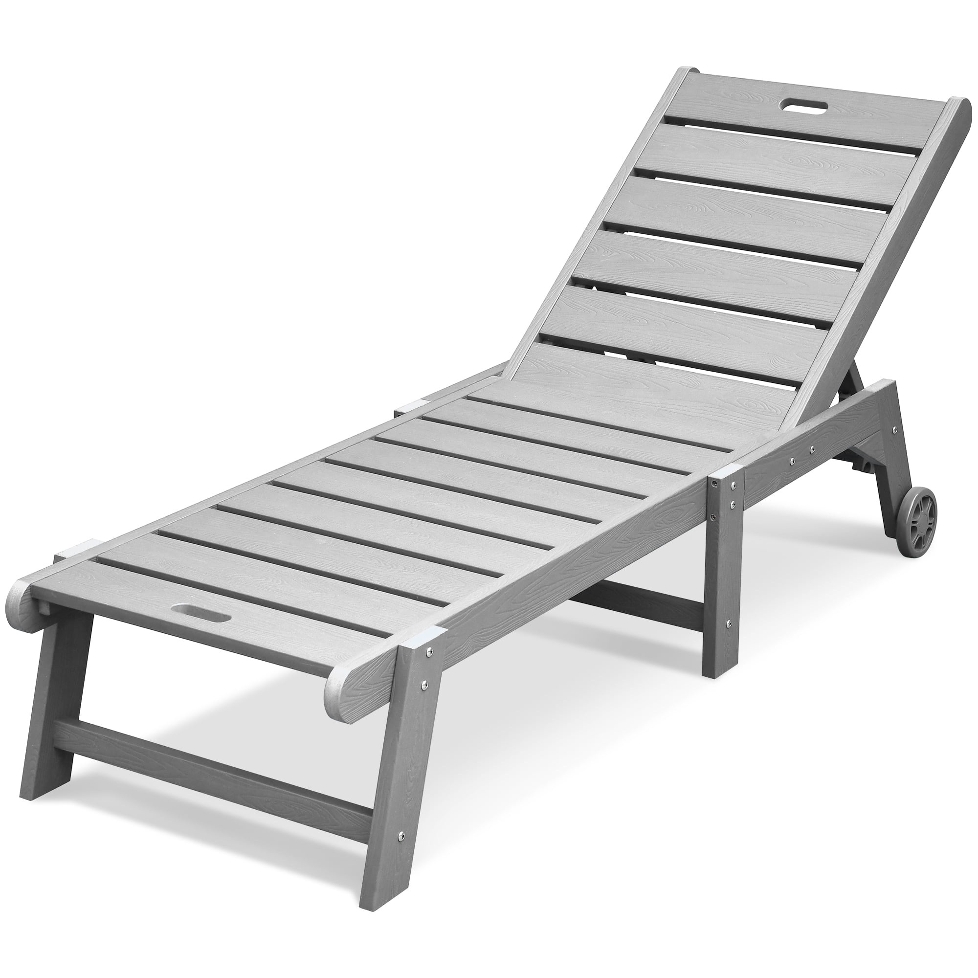 Polywood chaise lounge with wheels new arrivals