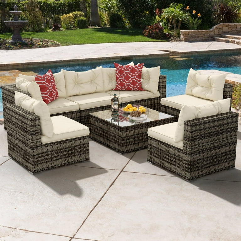Outdoor Sectional Sofa Set Patio Sofa Home Depot Outdoor Furniture