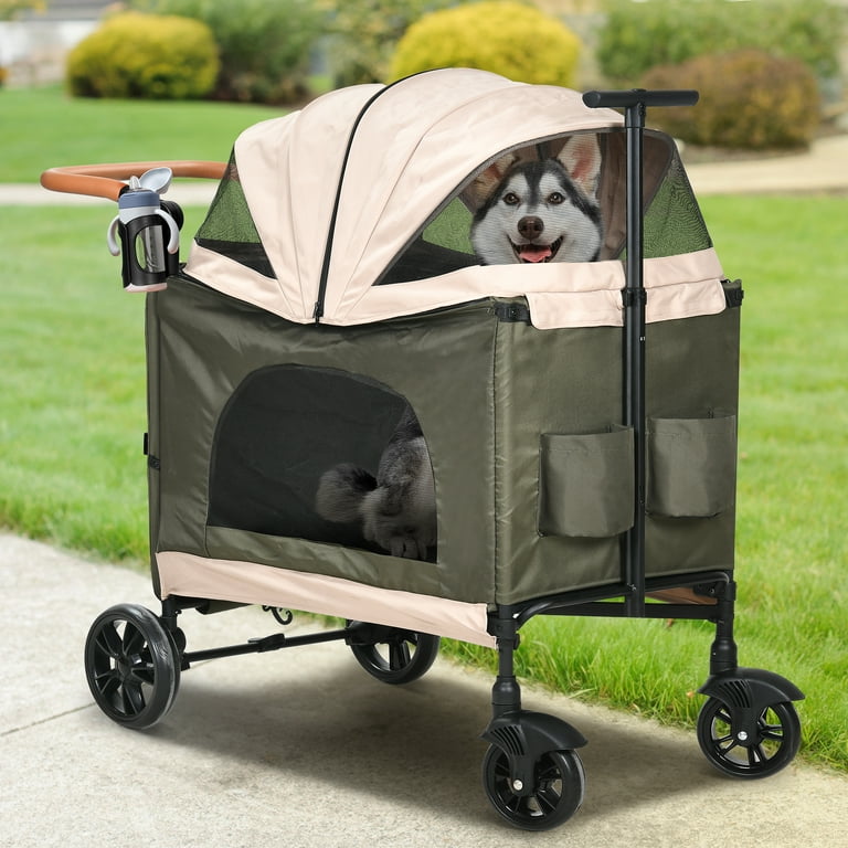 Amazon Dog Carriage Stroller Pet Stroller Three Wheel Portable Pet