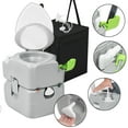 thumbnail image 1 of Dextrus Portable Toilet with Carry Bag for Camping, 5.8 Gallon RV Toilet Portable Potty for Adults, 1 of 7