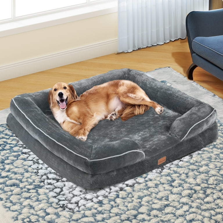 Dextrus XL Orthopedic Dog Bed, Memory Foam, Detachable