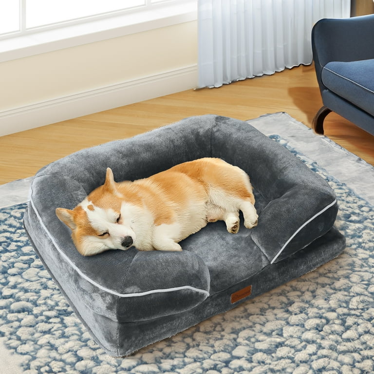 Dextrus Premium Orthopedic Dog Bed for Medium Dogs, Rectangular