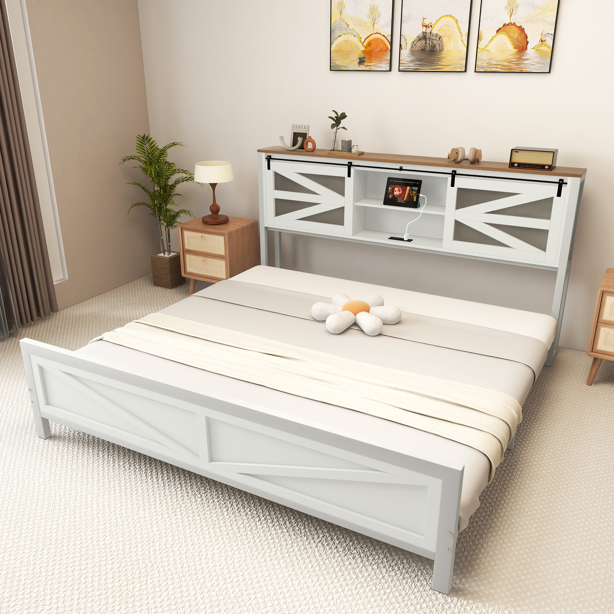 King Size Farmhouse Headboardnull