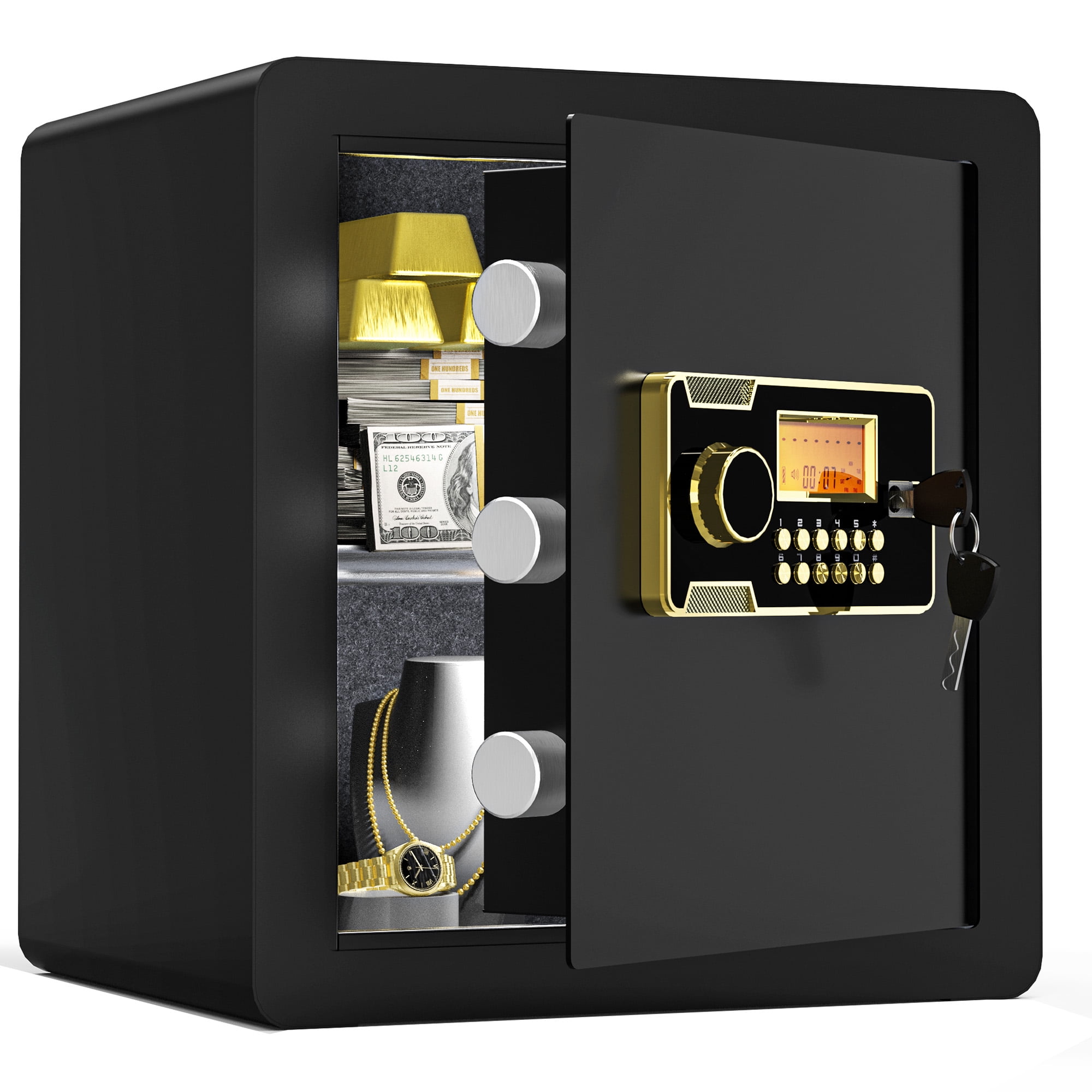 Dextrus Security Safe Box,2 CU.FT Safe Box with Digital Keypad