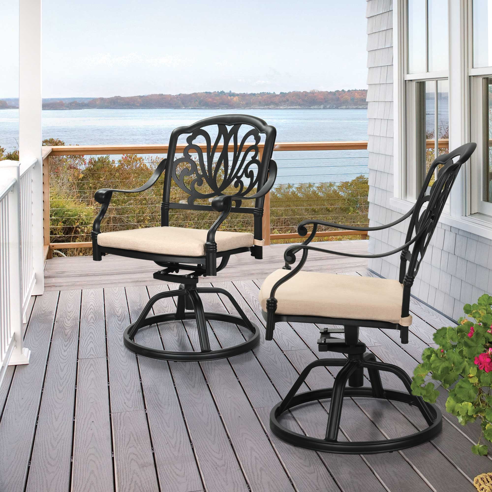 Outdoor Dining Chairs Outdoor Chairs Waterproof Dextrus Set Of