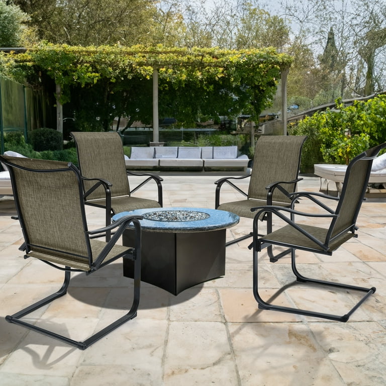 Spring chair patio set new arrivals