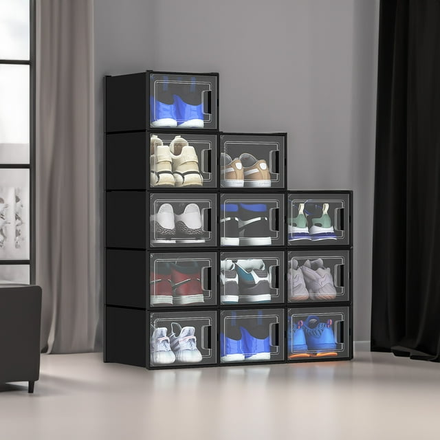 Dextrus XL Shoe Storage Box, 6/12/18 PCS Shoe Organizers Shoe Organizer
