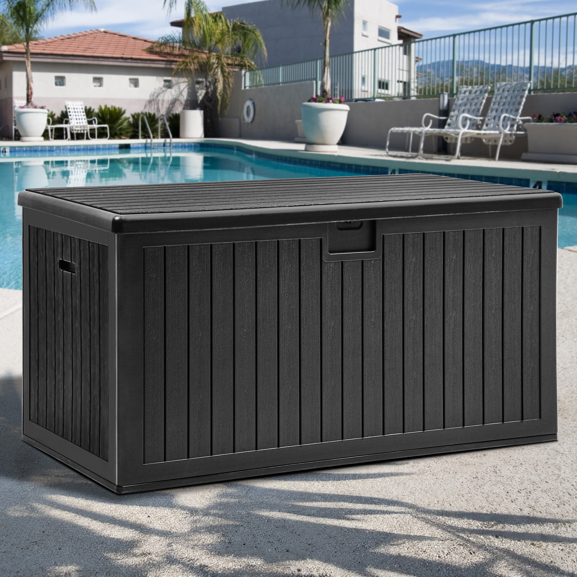 Dextrus XXL Outdoor Storage Deck Box Spacious and Versatile 230