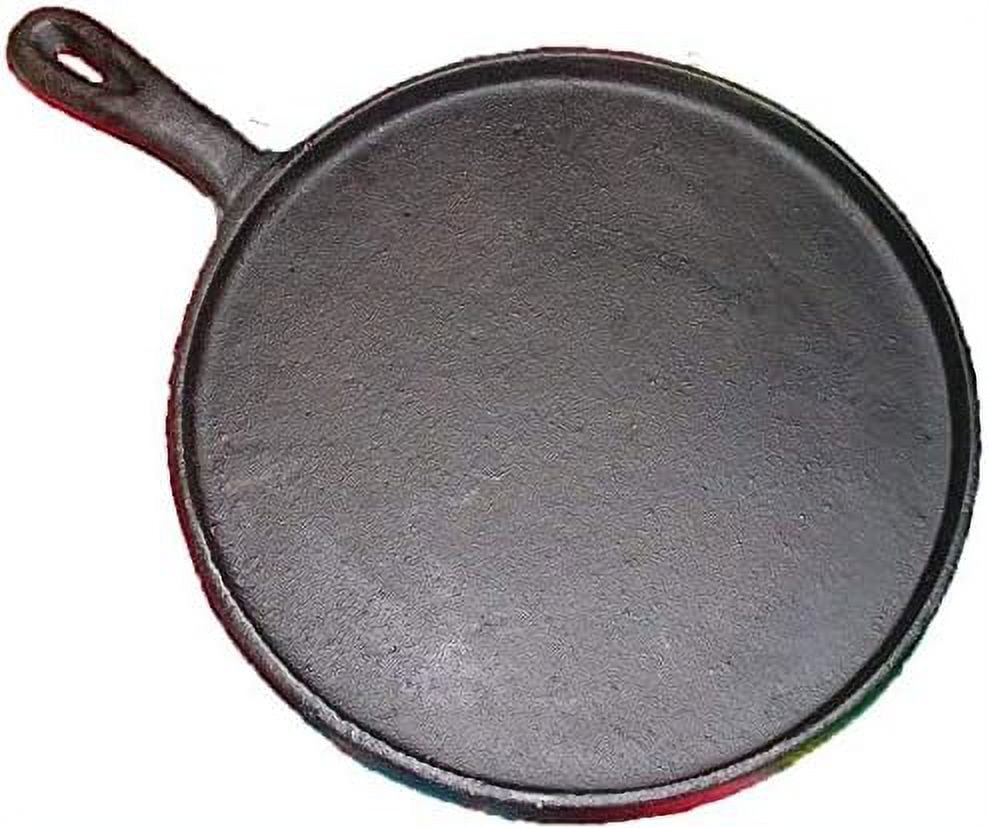 Dexusay Oro Import Cast Iron Griddle Round Comal Fajitas (8 In