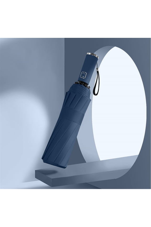 Bodyguard Inverted Umbrella Large Windproof Umbrellas for Rain & Sun Folding Travel Windproof 12 Ribs Anti-UV Automatic Reverse Umbrellas on Clearance