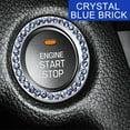 thumbnail image 1 of Deyared Car Accessories Bling Car Ignition Switch Rhinestone Decoration, One-Key Start Button Crystal, 1 of 9