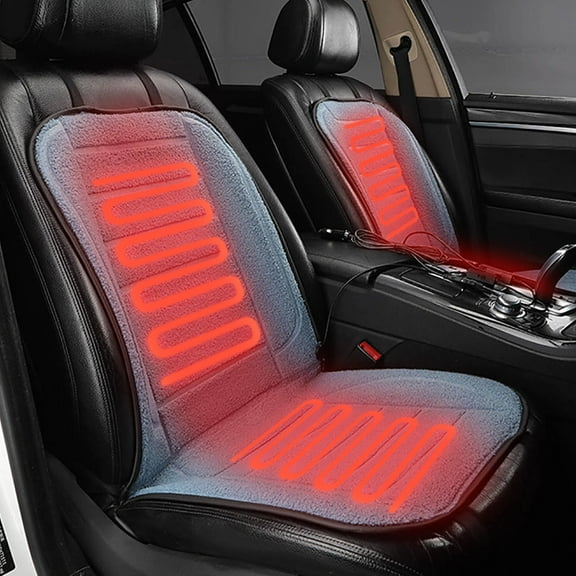 Deyared Car Seat Protector Car Seat Cushion Pad Memory Foam Seat Cushion Smart Car Research Heating Pad Lambs Wool Cushioning 12 V High Low-Grade on Clearance