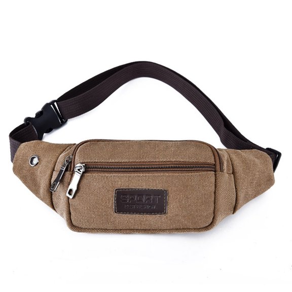 Deyared Sports Waist Bag For Men And Women, Casual Outdoor Sports Bag, Running Mobile Phone Canvas Bag on Clearance