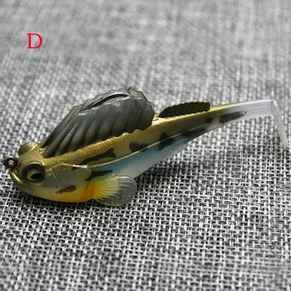 Deyared Freshwater Saltwater Fishing Lures Bass Imitation Trout Crappie Breadworm Lures 10 Styles Jumping Fish Fishing Bait Tail soft bait Anti-hanging bottom Soft Father's Day Gift on Clearance