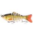 thumbnail image 1 of Deyared Freshwater Saltwater Fishing Lures Bass Imitation Trout Crappie Breadworm Lures Fishing Bait Lures Sinking Wobblers Crankbait Swimbait Artificial 10cm Father's Day Gift on Clearance, 1 of 1