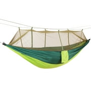 Deyared Garden Cotton Hammock With Mosquito Net Shade Hammock Set Portable Hammock Outdoor Camping Double Green Sky Tent Hammocks With Mosquito Net on Clearance
