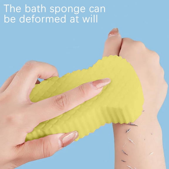 Deyared Long Handle Bath Brush Hair Bath Brush New Baby Cleaning Spa Bath Mud Sponge Baby Bath Children's Bath Artifact on Clearance