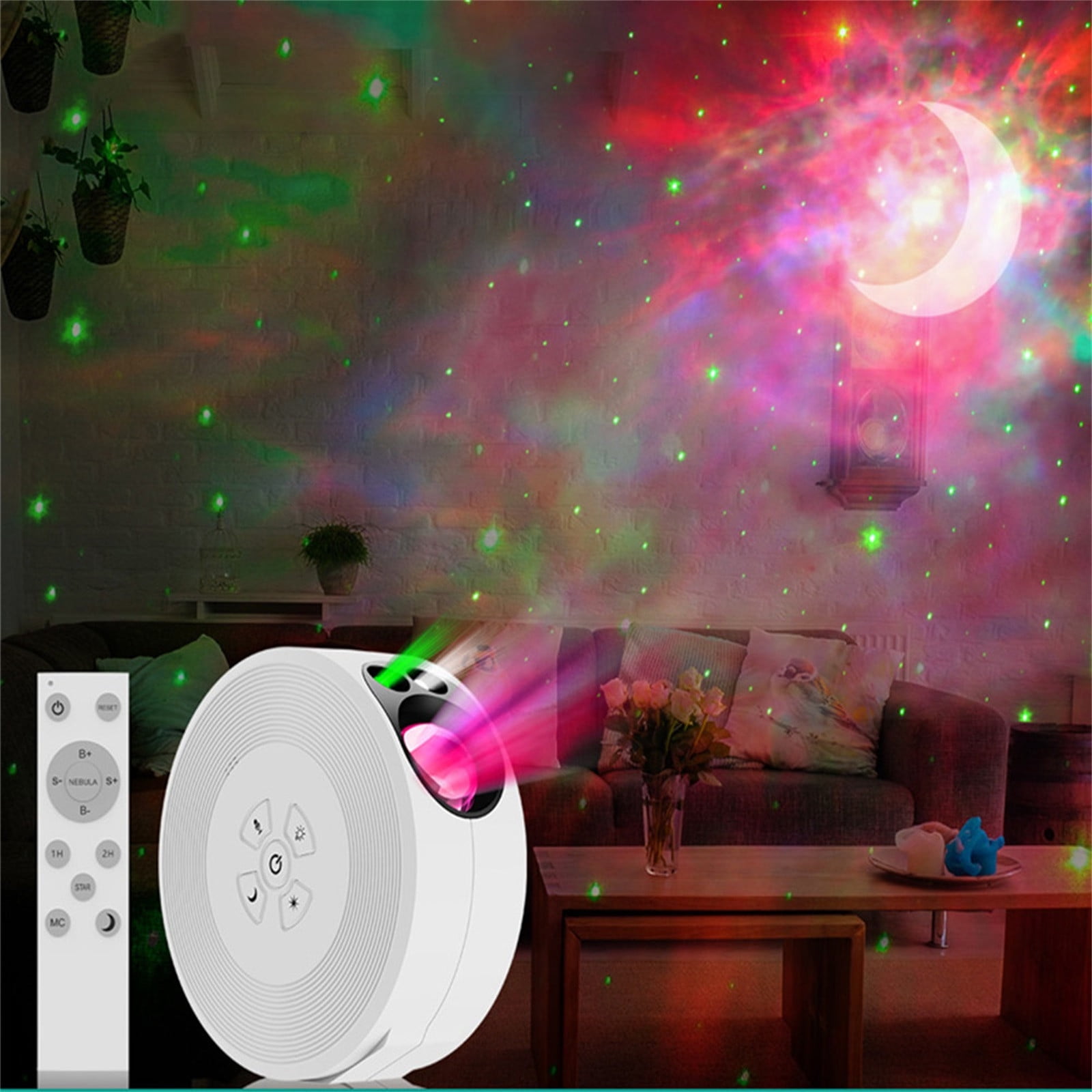 Deyared Rotating Colourful Projection Lamp Projector, Bedroom Projector
