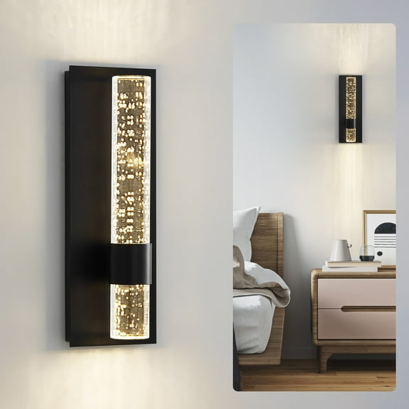 Deyidn 13.7" Steel Armed Sconce Dimmable Vanity Light with Full Backplane