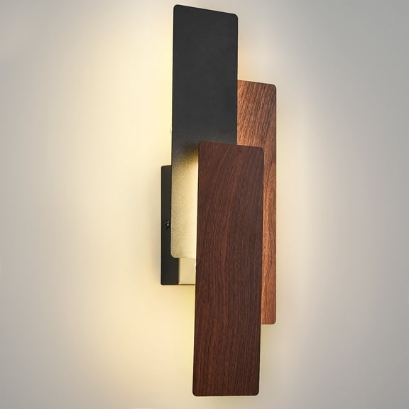 Deyidn Modern Dark Bronze Wall Sconce - 7.28 Inch Dimmable LED Wall Light