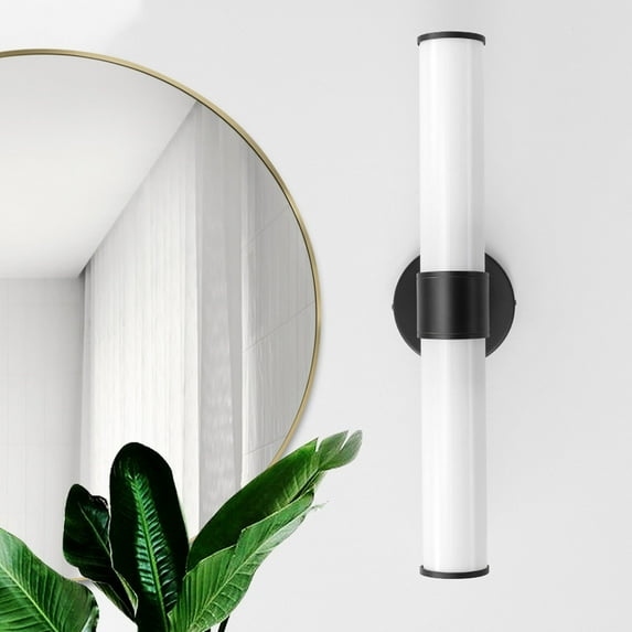 Deyidn Vanity Light for Bathroom over Mirror Black LED Wall Light Warm Light For Farmhouse Bedroom Living Room
