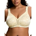 thumbnail image 1 of Deyllo Minimizer Bras for Women Plus Size Seamless Unlined Bra Full-Figure Non Padded Comfort Light Beige Bras Clothes-Size 38DDD, 1 of 4