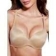 thumbnail image 1 of Deyllo Women's Push Up Bra Underwire Full Coverage Padded Seamless Multiway T Shirt Bra, Nude 38C, 1 of 7