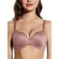 thumbnail image 1 of Deyllo Women's Push Up Bra Underwire Full Coverage Padded Seamless Multiway T Shirt Bra, Vintage Rose Pink 32C, 1 of 5