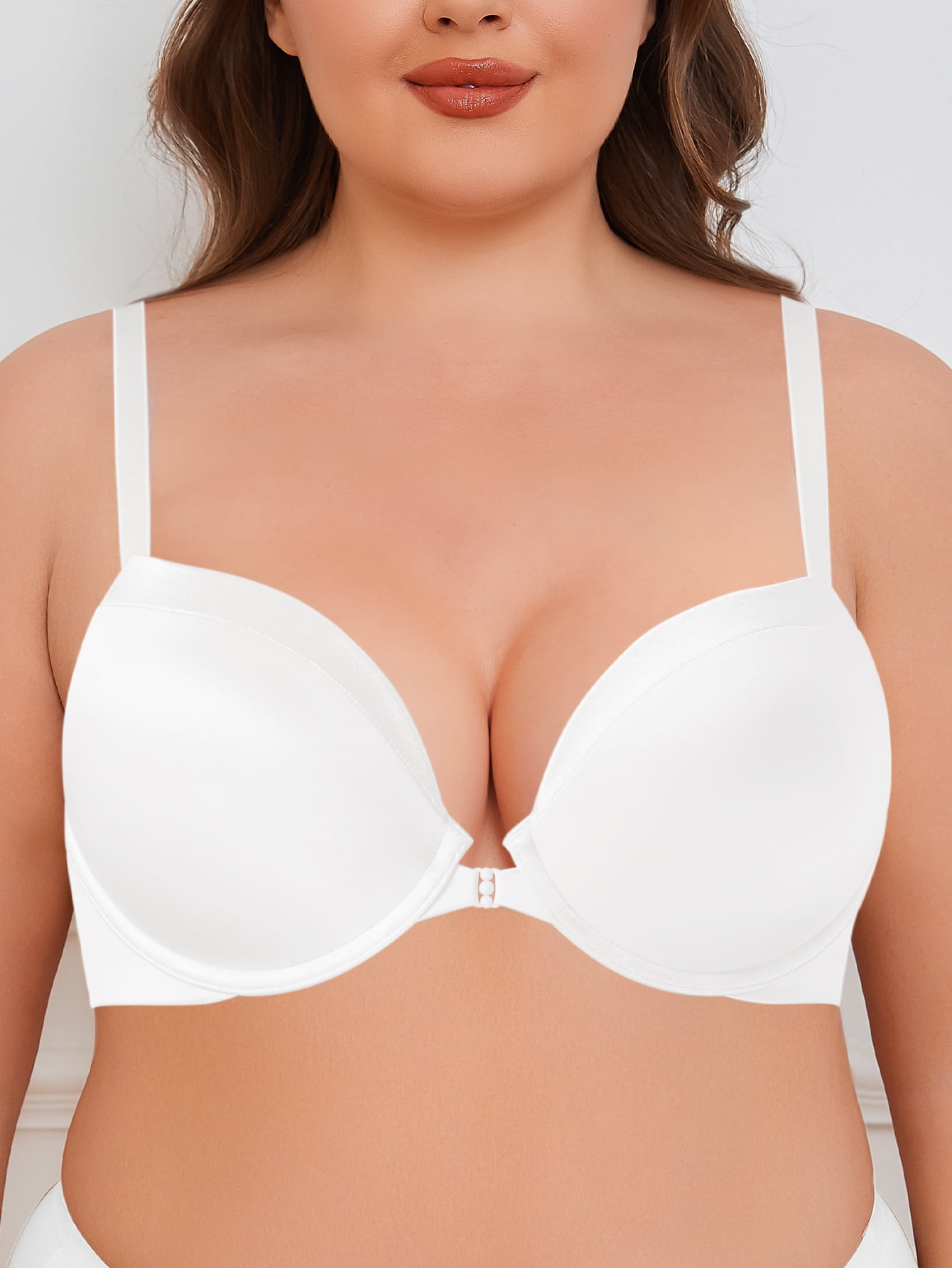 ブラジャー ^ ^ Women's Tailored Logo AF Demi Bra QF6865ADTRN Demi Cup Bra's You'll Love - Bloomingdale's