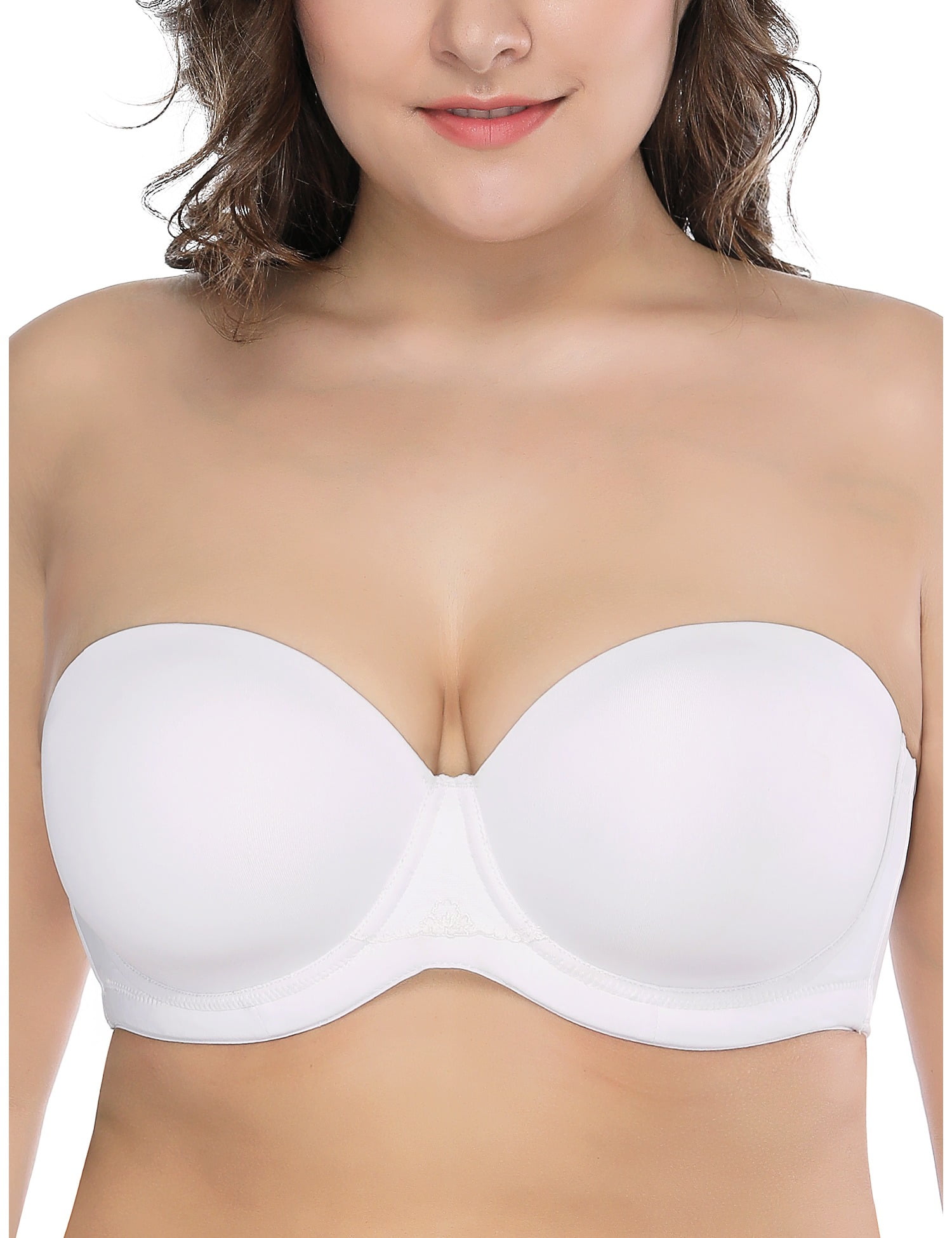 36A White Bralette, Bra With Hook and Loop Back Closure