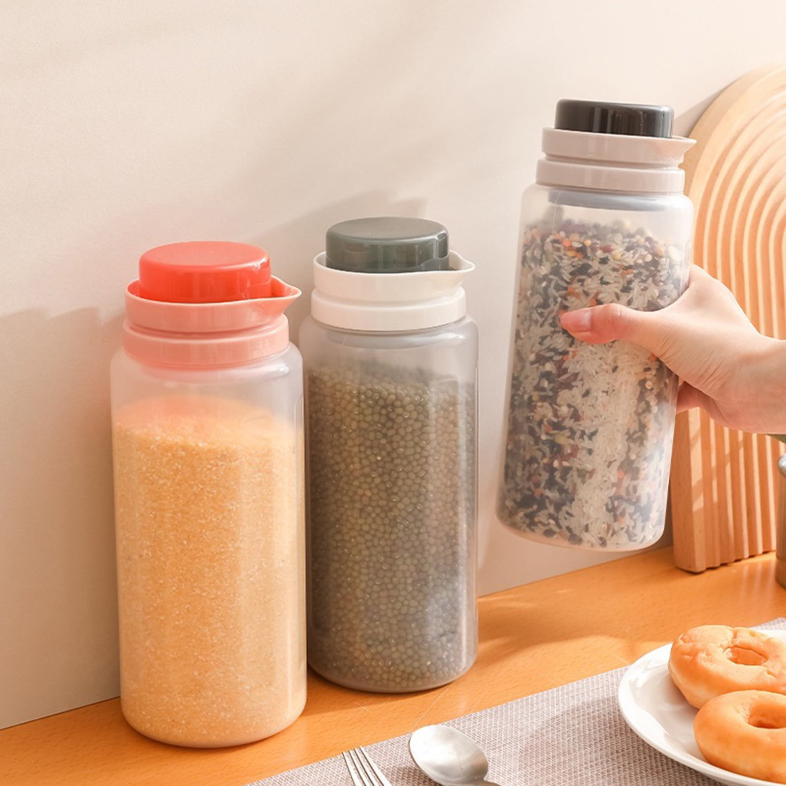 Deyuer 1.5L Food Storage Box Good Sealing High Capacity Moisture Proof