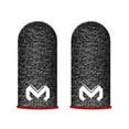 thumbnail image 1 of Deyuer 1 Pair Finger Sleeve Breathable Sensitive Sweat-proof Faux Silver Fiber Gaming Finger Cover for PUBG Mobile Game, 1 of 8