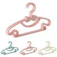 thumbnail image 1 of Deyuer 10Pcs Kids Clothes Hangers Plastic Non-deformable Thicken Stable Children Clothing Organizer Household Products,Pink, 1 of 8