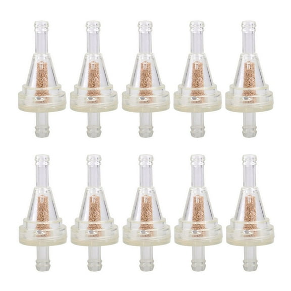 Deyuer 10Pcs Universal Clear Gas In Line Fuel Filter Snowmobile Dirt Bike ATV Accessory
