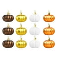 thumbnail image 1 of Deyuer 12pcs Mini Pumpkin Hanging Ornaments,Thanksgiving Harvest Home Tree Decorations,Reusable Hanging Pumpkin Ball for Autumn Holiday Party Supplies,Mix Color, 1 of 10