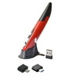 thumbnail image 1 of Deyuer 2.4Ghz 800/1200/1600 DPI Vertical Pen-Shaped Wireless Optical Stylus Pen Mouse for PC,Red, 1 of 8