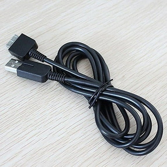 Deyuer 2 in 1 Black USB Data Transfer Sync Charger Cable for PS Vita PSVita PSV