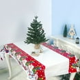 thumbnail image 1 of Deyuer 2Pcs Christmas Santa Table Cover Tablecloth Cushion Mat PVC Waterproof Party Decor, 1 of 6