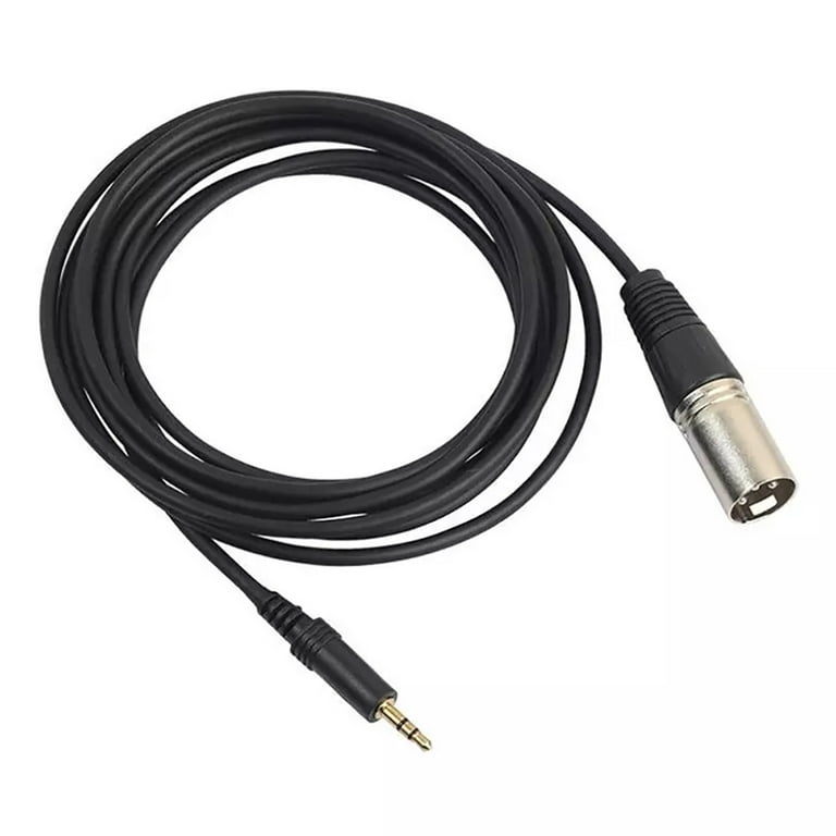 XLR-Jack cable 3.5 (2,5 m) for Mini Jack 3.5mm angle adapter