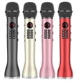 thumbnail image 1 of Deyuer 3 in 1 Wireless Karaoke Bluetooth-compatible Speaker Handheld Singing Recording Microphone, 1 of 8
