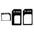 thumbnail image 1 of Deyuer 5PCs 3 in 1 NanoSIM Card to Micro SIM Card to Standard SIM Card Adapter Converter,Black, 1 of 5