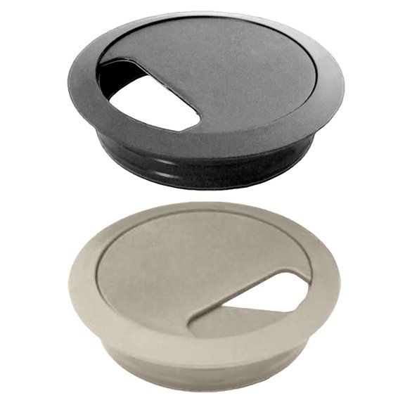 Deyuer 80mm Computer Desk Grommet Table Cable Outlet Port Surface Wire Hole Cover