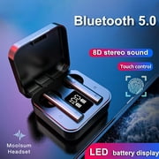 Deyuer Air2S True Wireless Stereo Bluetooth-compatible 5.0 Wireless Digital Display In-ear Sports Earphones Earbuds
