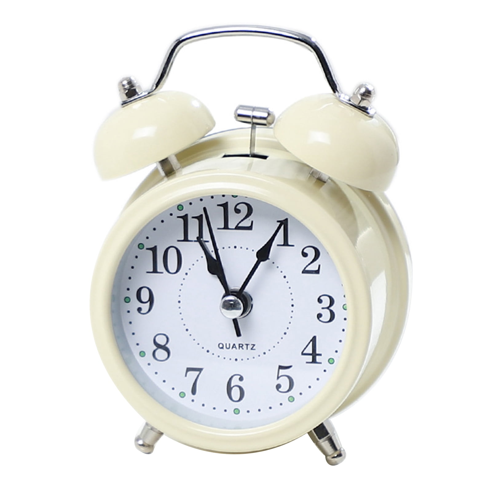Deyuer Alarm Clock Double Bell Retro Design Luminous Mute Sweeping