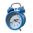 thumbnail image 1 of Deyuer Alarm Clock Twin Bell Silent Movement Metal Heavy Sleepers Alarm Clock for Desktop,Blue, 1 of 8