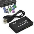 thumbnail image 1 of EKIDAZB All in One USB 2 0 Micro Secure Digital TF CF Card Reader Adapter for PC, 1 of 6