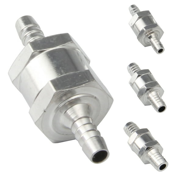 Deyuer Aluminum Alloy Car One Way Non Return Petrol Oil Fuel Check Valve Accessories